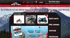Desktop Screenshot of bigtoppowersports.com